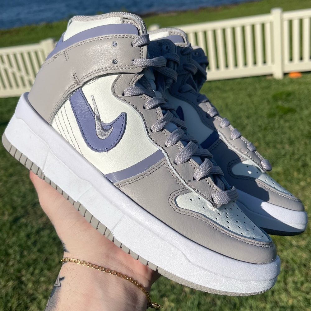 NIKE DUNK HIGH WHITE PURPLE